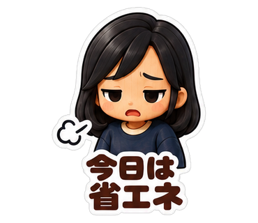 今日は省エネ
