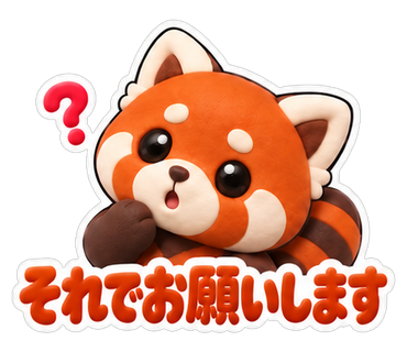 それでお願いします