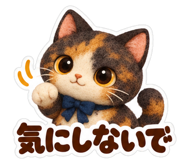 気にしないで