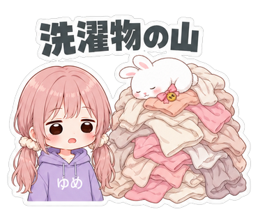 洗濯物の山
