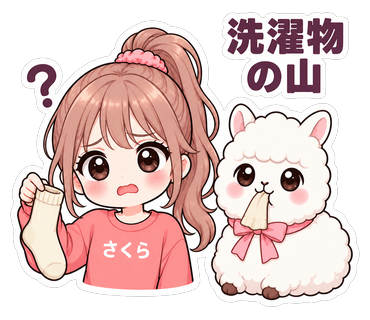 洗濯物の山