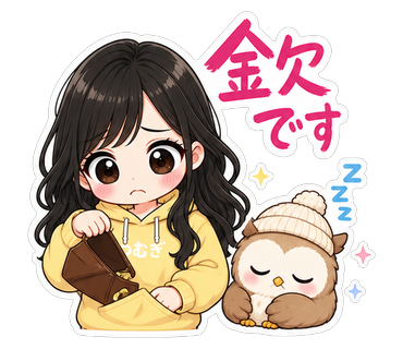 金欠です