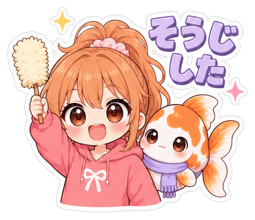 そうじした