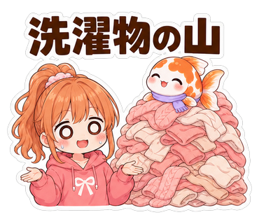 洗濯物の山