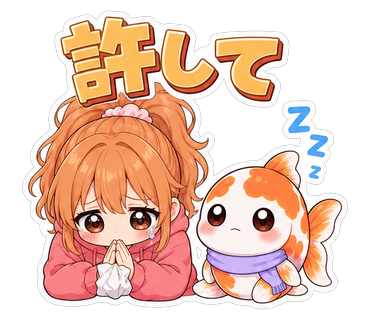 許して