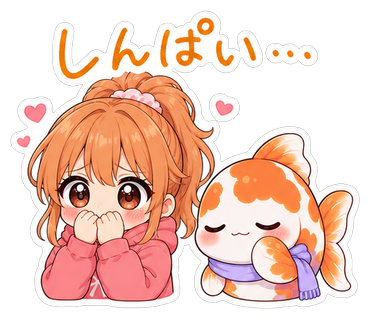 しんぱい…
