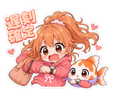 遅刻確定
