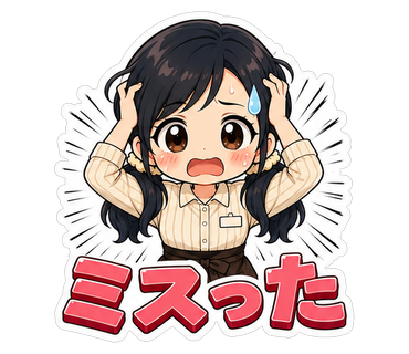 ミスった