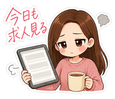 今日も求人見る