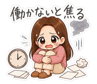 働かないと焦る