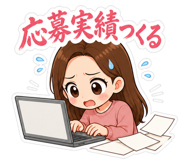 応募実績つくる