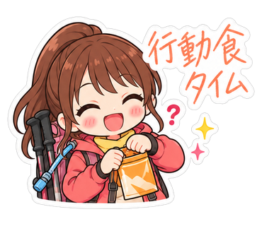 行動食タイム