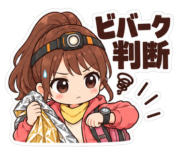 ビバーク判断