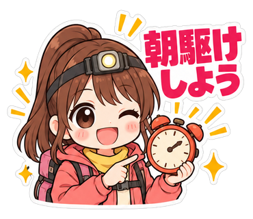 朝駆けしよう