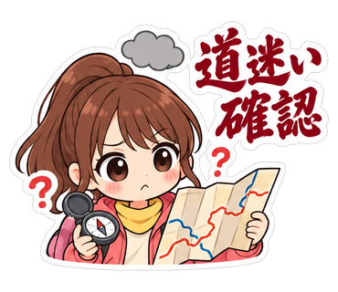 道迷い確認