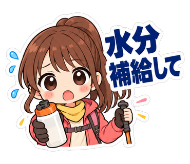 水分補給して