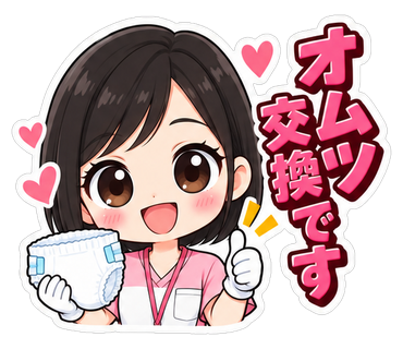 オムツ交換です