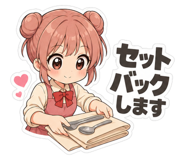 セットバックします