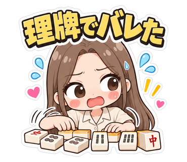 理牌でバレた