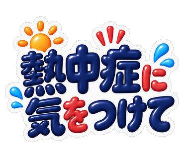 熱中症に気をつけて