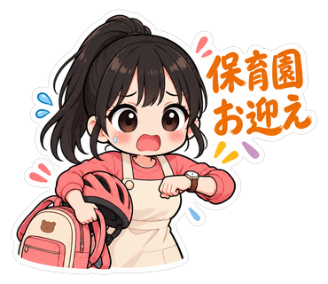 保育園お迎え