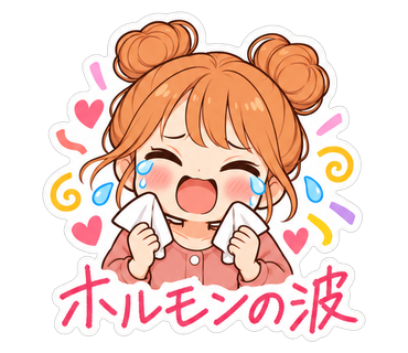 ホルモンの波