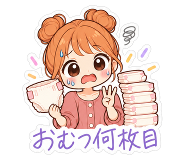 おむつ何枚目